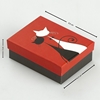 Ürün resmi: Beyaz Siyah Kediler Kırmızı Üçlü Set Karton Hediye Kutusu
