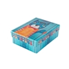 Ürün resmi: Kedili Mavi Üçlü Set Karton Hediye Kutusu
