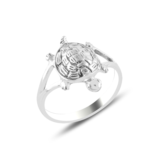 Ürün resmi: Kaplumbağa Oksitli Gümüş Bayan Yüzük