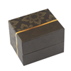 Ürün resmi: Açık Kahverengi Çiçek Desenli Yastıklı Saat ve Bileklik Karton Hediye Kutusu