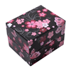 Ürün resmi: Çiçek ve Kelebek Motifli Yastıklı Saat ve Bileklik Karton Hediye Kutusu