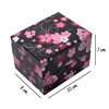 Ürün resmi: Çiçek ve Kelebek Motifli Yastıklı Saat ve Bileklik Karton Hediye Kutusu