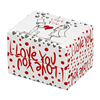 Ürün resmi: I love You Yastıklı Saat ve Bileklik Karton Hediye Kutusu