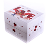 Ürün resmi: Kırmızı Kalpler Love Çocuk Desenli Yastıklı Saat ve Bileklik Karton Hediye Kutusu