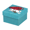 Ürün resmi: Kedi Desenli Yastıklı Saat ve Bileklik Karton Hediye Kutusu