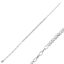 Resim Rodyum Kaplama 2.75mm Zirkon Taşlı Suyolu Gümüş Bayan Bileklik