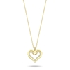 Ürün resmi: Altın Kaplama Kalp & Kuğu Zirkon Taşlı Gümüş Bayan Kolye